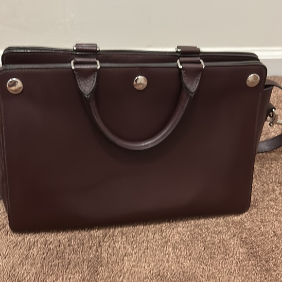Mulberry burgundy leather bag - Picture 2 of 9